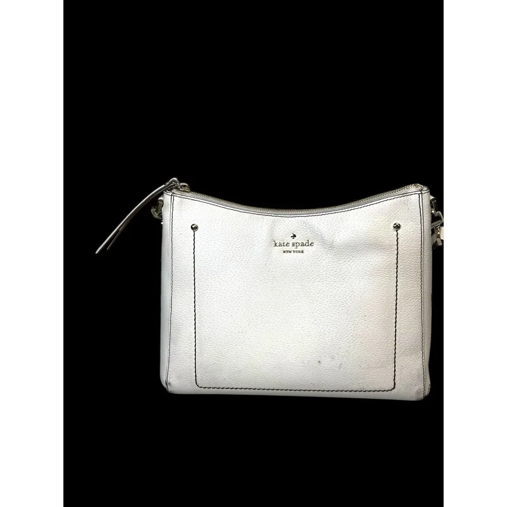 Kate Spade‎ Thompson Street Leather Marti Hobo Bag Purse Cream Color See Pics